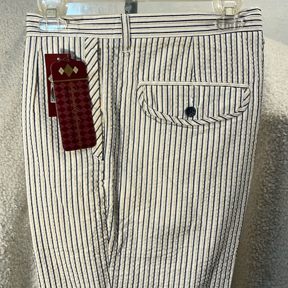 Russell Simmons Navy Strip Pants